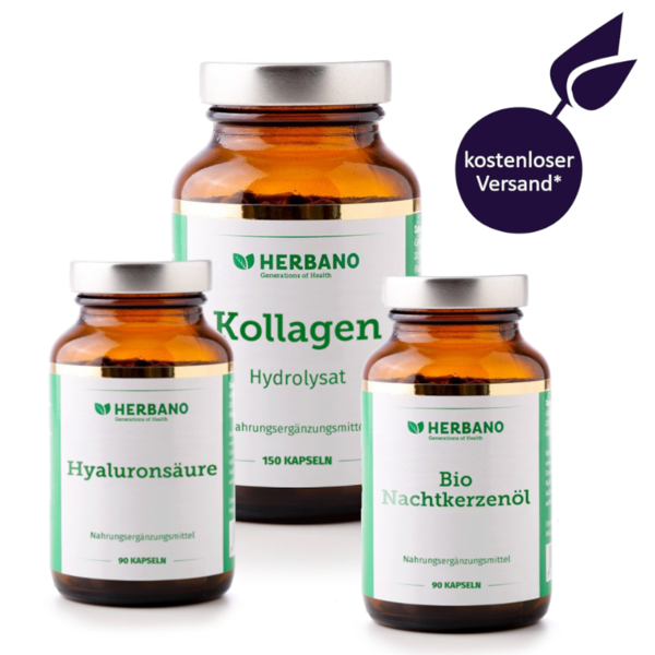  Hyaluronsäure, Kollagen & Nachtkerzenöl